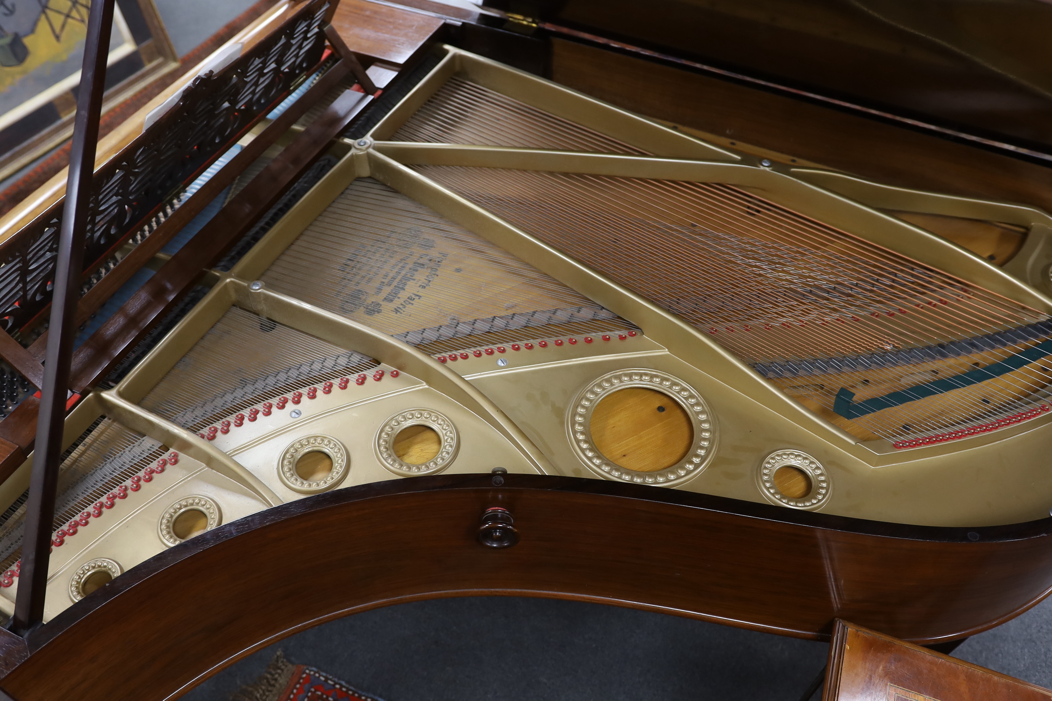 A Bechstein model Va rosewood grand piano, serial number 20333, width 146cm, length 200cm, height 98cm